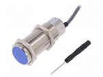 Sensor: capacitive | Range: 0&divide;20mm | Output conf: PNP / NO + NC