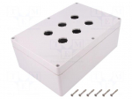 Enclosure: for remote controller | X: 160mm | Y: 240mm | Z: 90mm | IP66