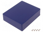 Enclosure: multipurpose | X: 121mm | Y: 145mm | Z: 39mm | 1590 | aluminium