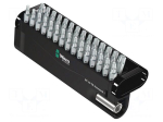 Tools set: screwdriver bits | plastic box | Torx&reg; | 1/4" | 30pcs.