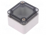 Enclosure: multipurpose | X: 50mm | Y: 52mm | Z: 35mm | TK PC | grey | IP66