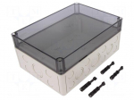 Enclosure: multipurpose | X: 180mm | Y: 254mm | Z: 111mm | TK PS | grey