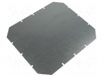 Mounting plate | zinc-plated steel | W: 320mm | L: 265mm | TA3429