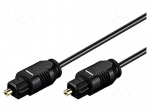 Cable | Toslink plug,both sides | 10m | &Oslash;cable: 2.2mm