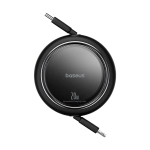 Baseus Free2Pull P10364501511-00 datu pārraides un uzlādes vads | USB-C uz Lightning | 20W | 1m | melns