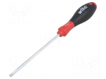 Screwdriver | slot | 4,5x0,8mm | Series: SoftFinish&reg;
