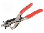Pliers | for making holes in leather, fabrics and plastics