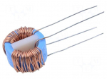 Inductor: wire | THT | 10mH | 2.2A | 56m&Omega; | -40&divide;70&deg;C | 10kHz | vertical
