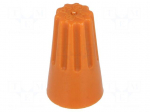 Splice terminals | 0.5&divide;2.5mm2 | orange | 80pcs.
