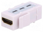 Coupler | socket | female x2 | HDMI socket x2 | Keystone,repeater