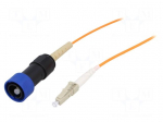 Connector: fiber optic | patchcord | PIN: 1 | bayonet | Buccaneer 4000