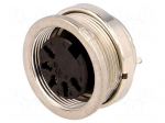 Connector: M16 | socket | female | soldering | PIN: 5 | 5A | 100V | IP40