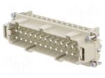 Connector: rectangular | male | EPIC H-BE | PIN: 24 | 24+PE | 16A | 500V