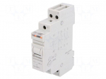Relay: installation | bistable | NO x2 | Ucoil: 24VDC | Mounting: DIN
