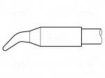 Tip | bent conical | 1.2mm | longlife | for  JBC-AP-A soldering iron