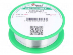 Soldering wire | Sn99,3Cu0,7 | 0.7mm | 100g | lead free | Package: reel