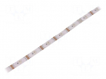 Programmable LED tape | RGB | 5050 | 5V | LED/m: 30 | 10mm | 140&deg; | IP20