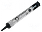 Desoldering pump | carbon fiber | metal | 7.7cm3 | L: 195mm