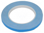 Tape: heat transfer | W: 9mm | L: 25m | Thk: 0.2mm | 800mW/mK | LDPE