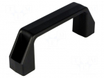 Handle | Mat: technopolymer (PA) | black | H: 38mm | L: 109mm | W: 21mm