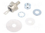 Diode: Zener stud | 50W | 4.3V | DO5 | Package: bulk | 150uA