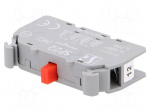Contact block | NC | 2.5A/230VAC | 4A/24VDC | 22mm | front fixing