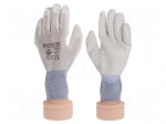 Protective gloves | ESD | M | 10set | grey