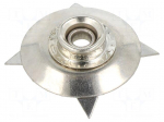 Male press stud | ESD | 10pcs | Application: designed for ESD mats
