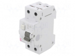 RCBO breaker | Inom: 20A | Ires: 30mA | Poles: 2 | 230/400VAC | IP20 | KZS