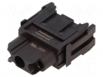 Connector: HDC | module | female | 400V | PIN: 3 | w/o contacts | 1.5&divide;6mm2