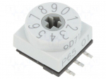 Encoding switch | DEC/BCD | Pos: 10 | SMD | Rcont max: 80m&Omega; | P65