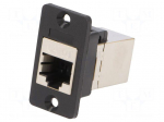 Coupler | coupler | Slim | Cat: 5e | shielded | 8p8c | 29mm | plastic