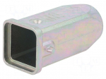 Enclosure for connectors: HDC | size 3A | for cable | for latch | EMC