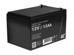 Green Cell AGM VRLA 12V 12Ah maintenance-free battery for the alarm system, cash register, toys