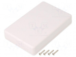 Enclosure: multipurpose | X: 70mm | Y: 20mm | Z: 105mm | TWN | ABS | white