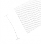 Tekstilskavas MOTEX MTX-05F PLUS FINE, 50mm, baltas, 5000 gab.