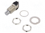 Switch: push-button | Pos: 2 | SPDT | 6A/125VAC | 6A/6VDC | ON-ON | screw