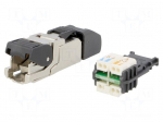 Connector: RJ45 | plug | PIN: 8 | Cat: 6a | shielded | 8p8c | 5&divide;9mm | IDC