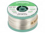 Tin | lead free | Sn99,3Cu0,7 | 1mm | 250g | reel | 3.5% | Flux: SW32 | HF32