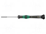 Screwdriver: precision | 6-angles socket | HEX 3.2mm