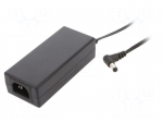 Power supply: switching | 24VDC | 2.71A | Out: 5,5/2,1 | 65W | 90&divide;264VAC