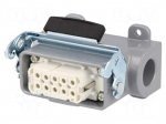 Connector: HDC | socket | female | EPIC KIT | PIN: 10 | 16A | 250V | 10+PE