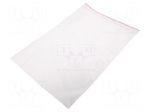 Self-seal bag | L: 350mm | Width: 250mm | Thick: 45um | polyetylene