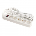 Extension cord 7m, 5 sockets, with switch