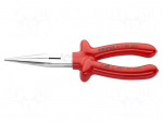 Pliers | cutting,insulated,half-rounded nose,universal | 200mm