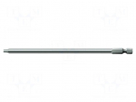 Screwdriver bit | Torx&reg; | TX08 | 1/4" | Overall len: 152mm