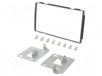 Radio frame | Nissan | 2 DIN | black