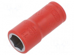 Socket | insulated,socket spanner | HEX 11mm | 1/4" | ElectricVario