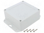 Enclosure: multipurpose | X: 105mm | Y: 105mm | Z: 45mm | ZP | light grey
