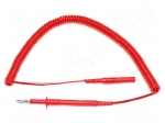 Test lead | 20A | probe tip,banana plug 4mm | Urated: 1kV | Len: 0.61m